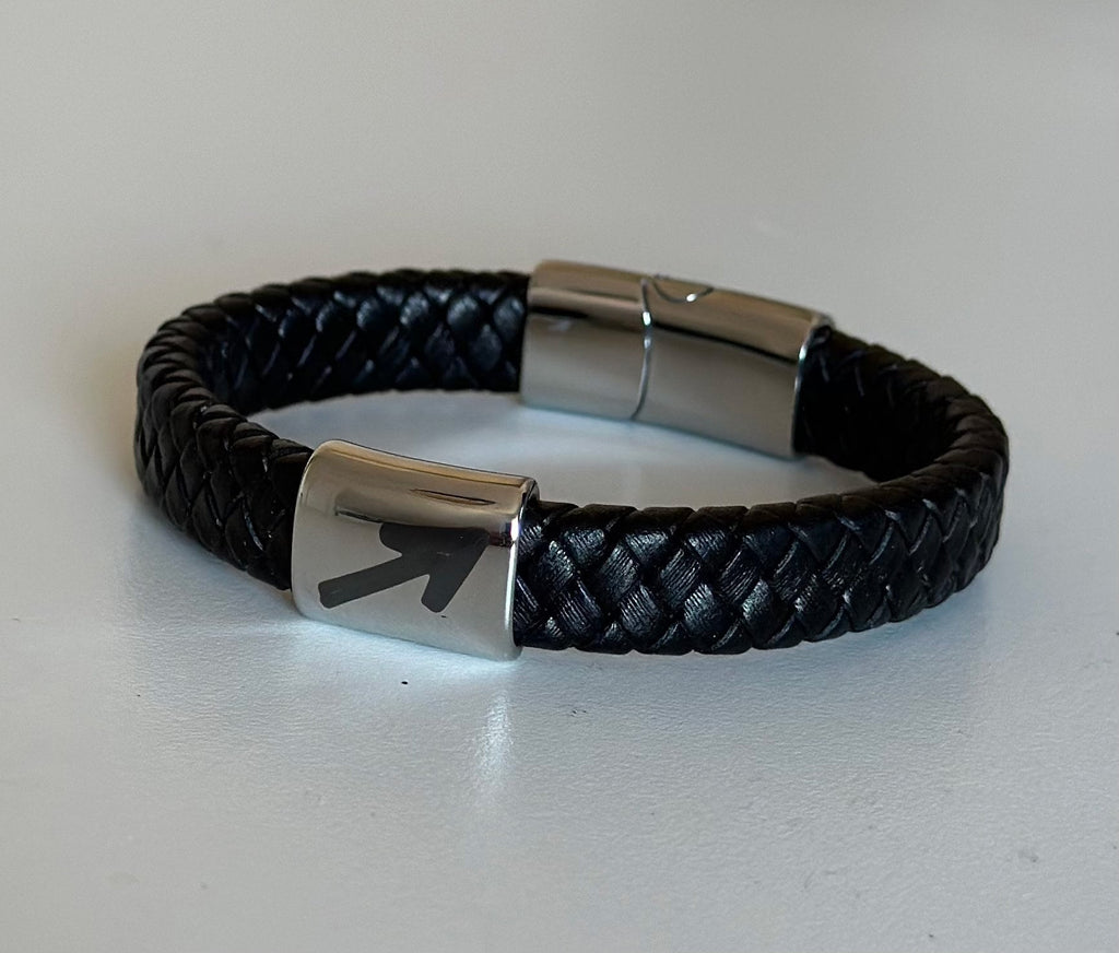 Camino de Santiago läderarmband - Jakobsleden.