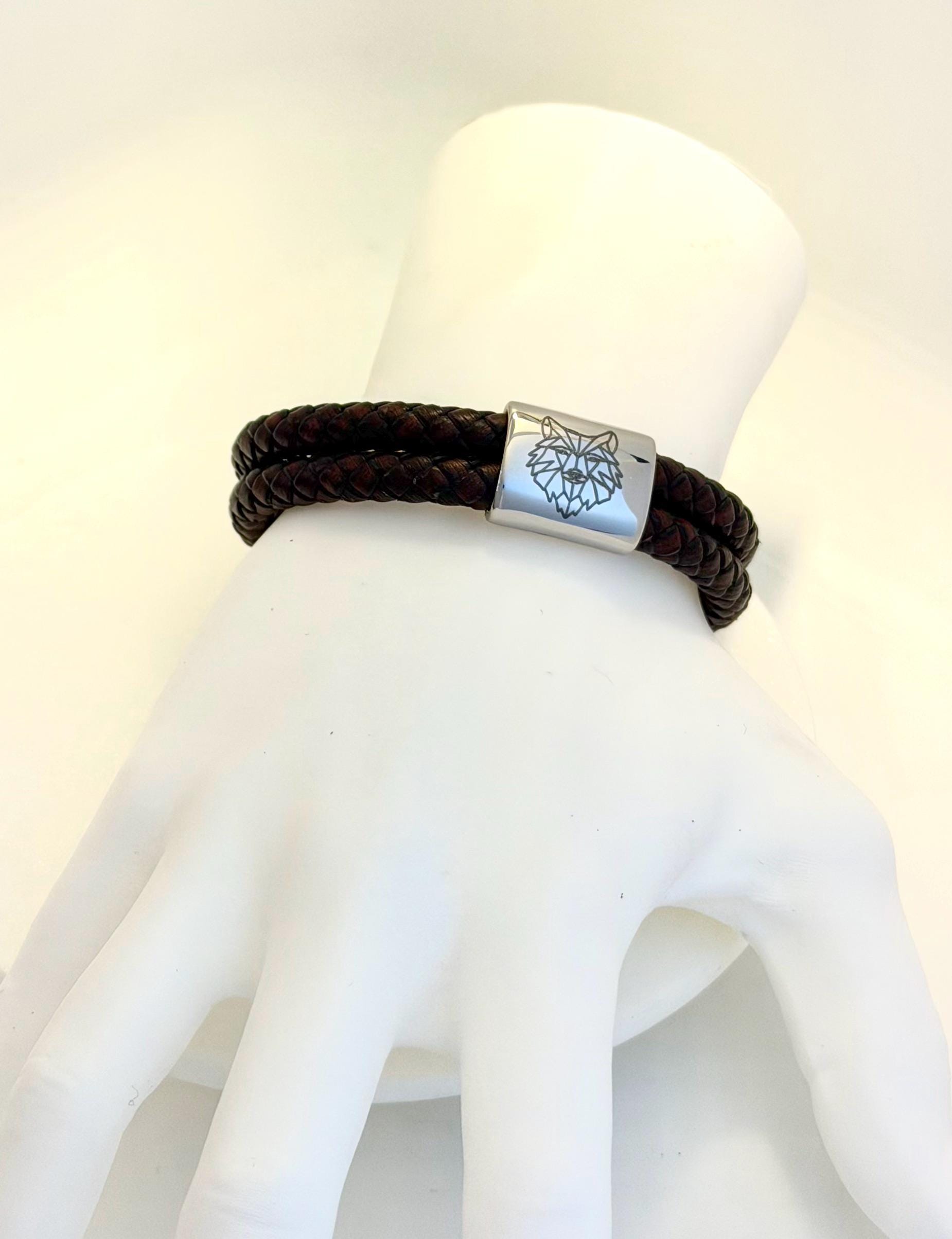 Läderarmband nordisk mytologi, Varg – Frihet, mod och samarbete