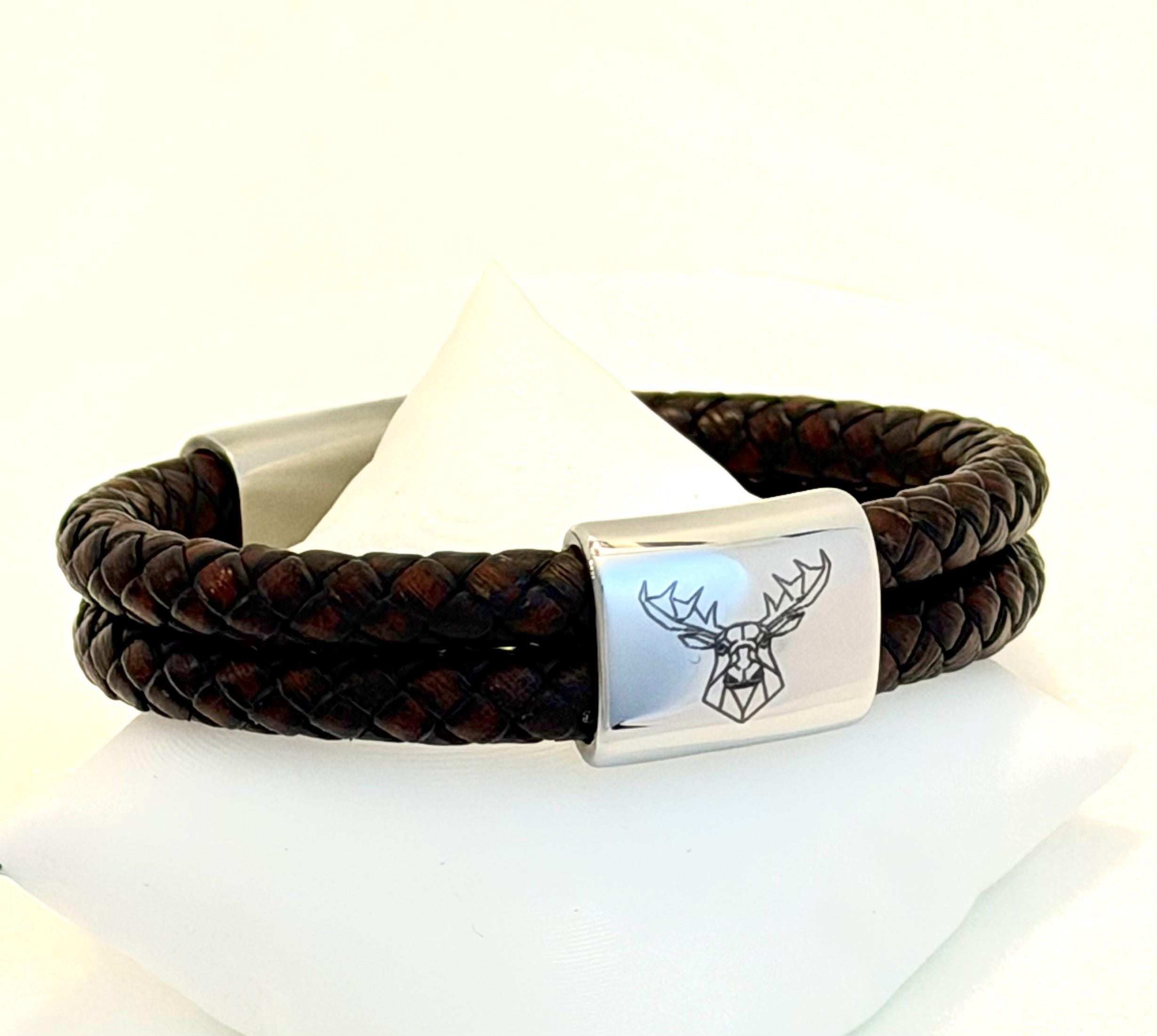 Läderarmband nordisk mytologi,  Älg – Kunglig styrka och vägledning